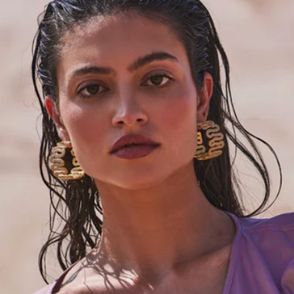 cult gaia Jewelry - NWT CULT GAIA FAHIMA HOOP EARRINGS